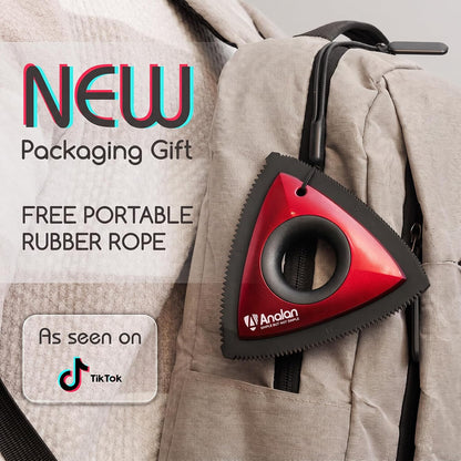 Mini Pet Hair Remover for Car Detailing Dog Hair Tool Brush(Red)